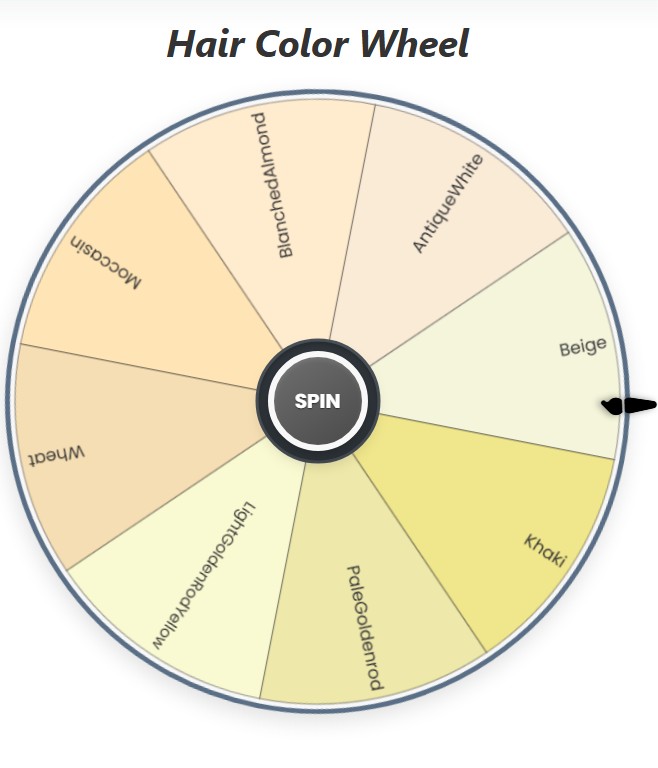 blondes hair color wheel