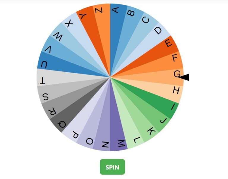 random letter generator wheel