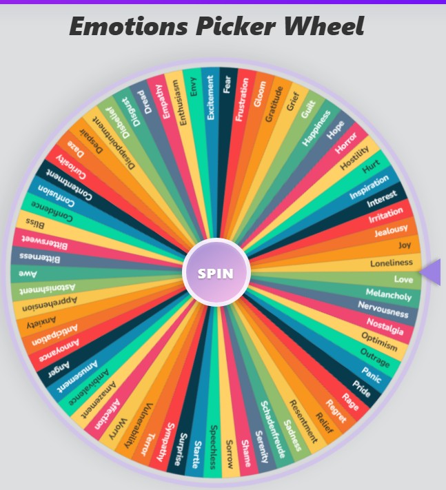 Emotions Picker Wheel