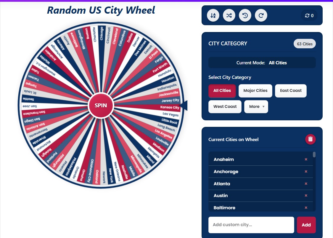 random american city generator