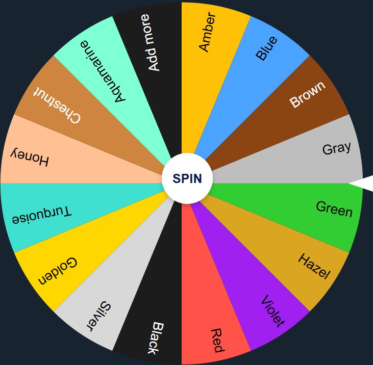 Eye Color Wheel