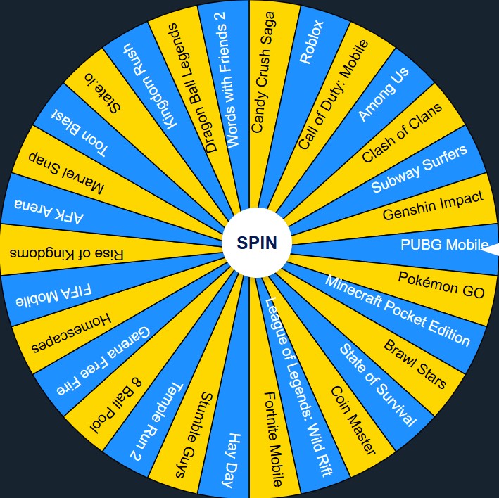 USA Mobile Games Wheel