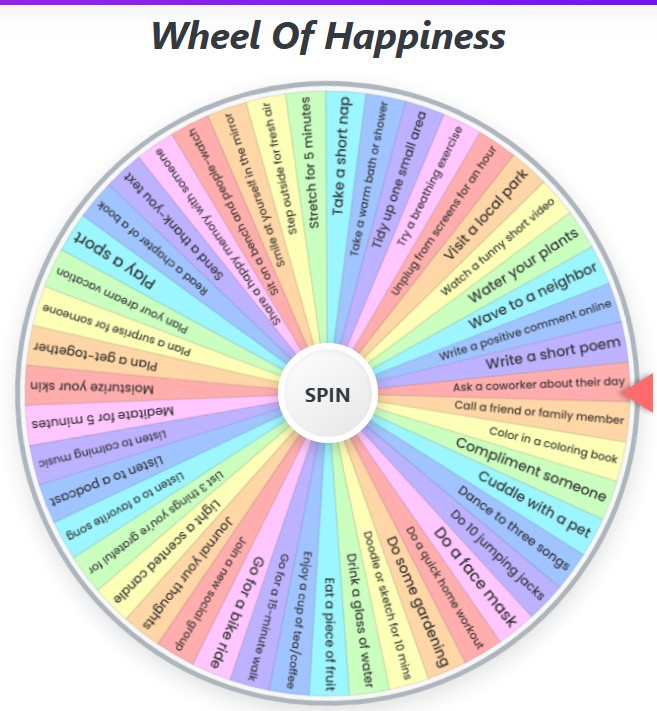 Wheel of Happiness