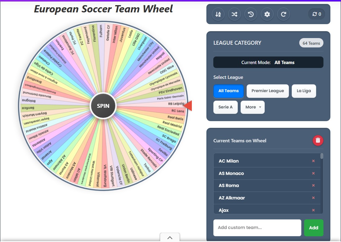 european club wheel