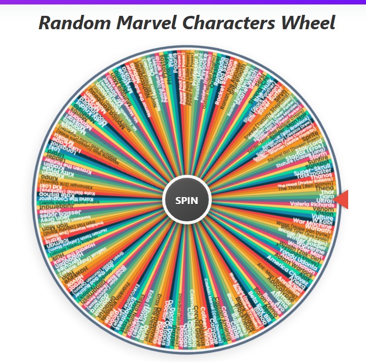 random marvel character