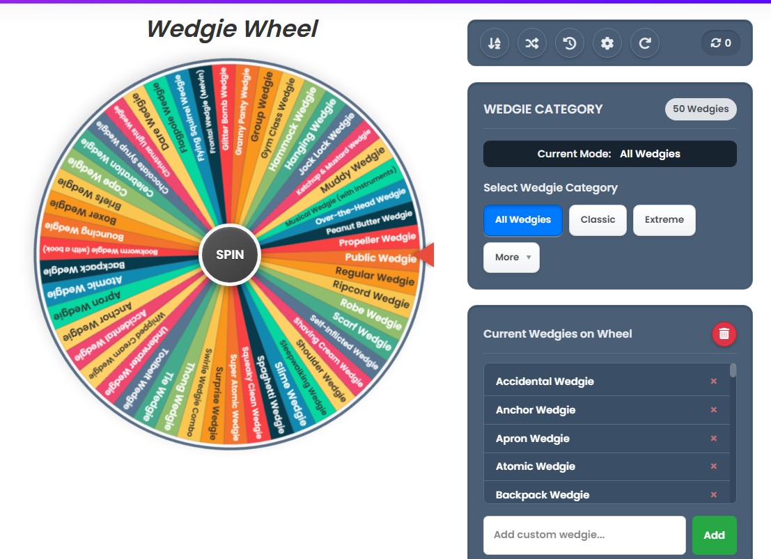 wedgie picker