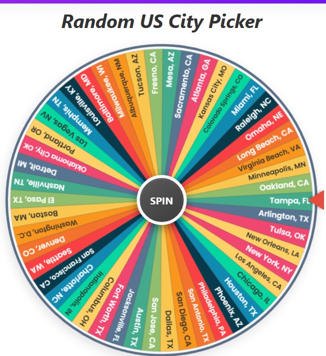 Random US City Picker