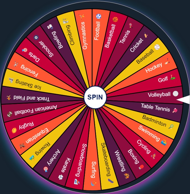 Sports Wheel Spinner