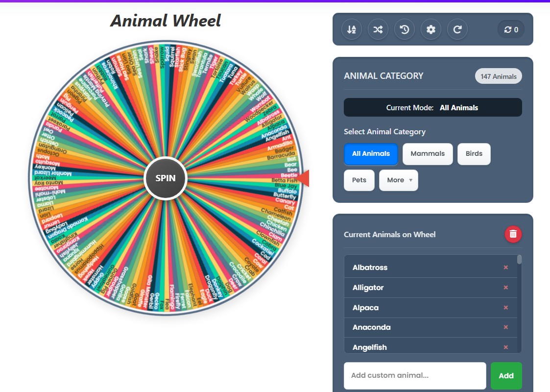 animal wheel