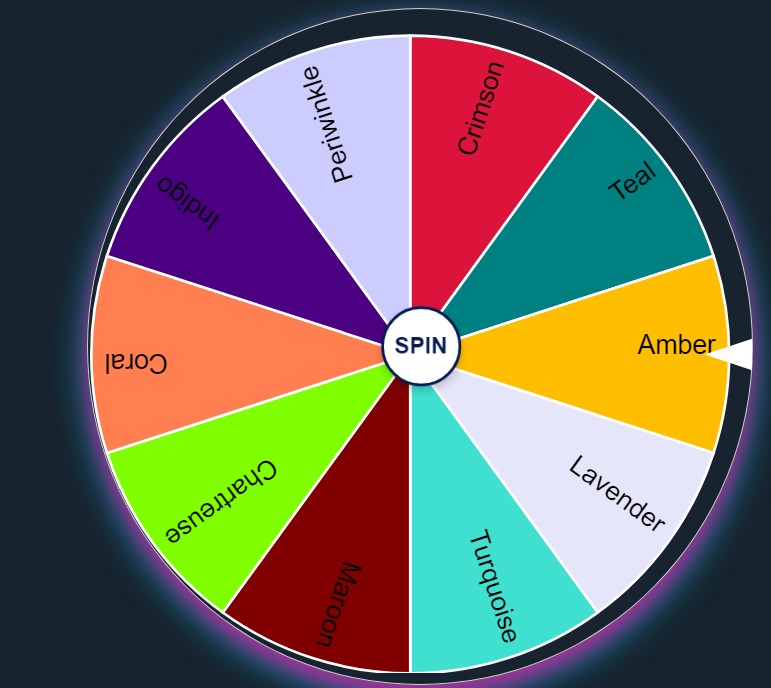 random colour wheel