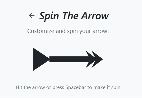 spin an arrow