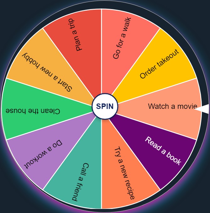 tiny decisions wheel