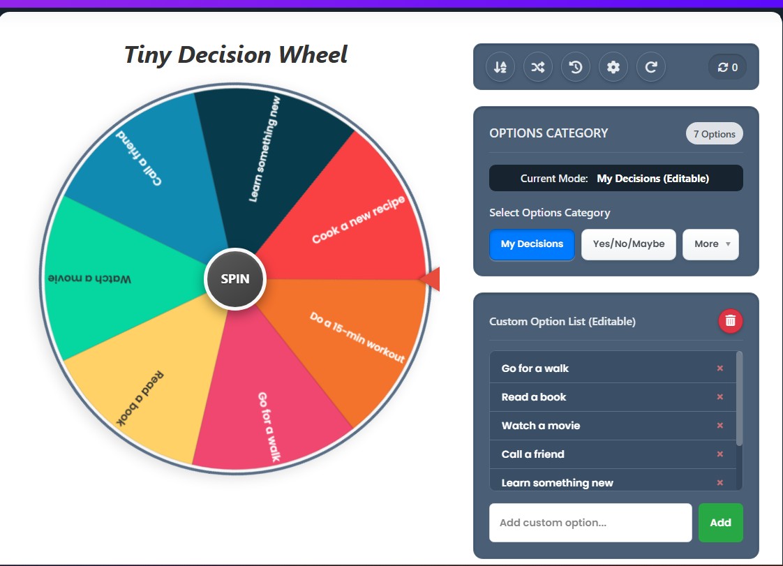 tiny decisions online