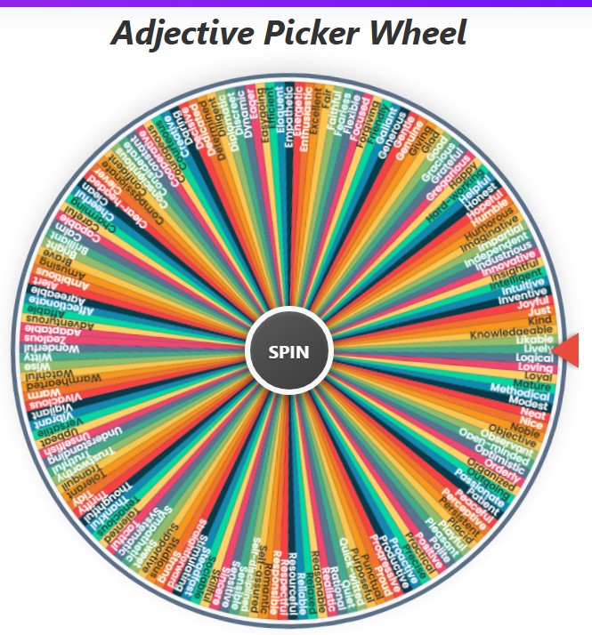 adjective wheel