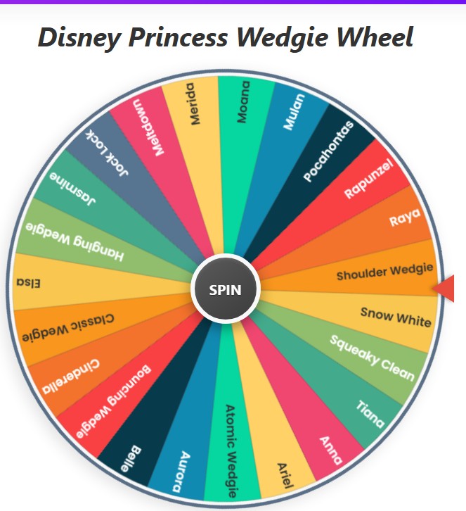 disney princess wedgie