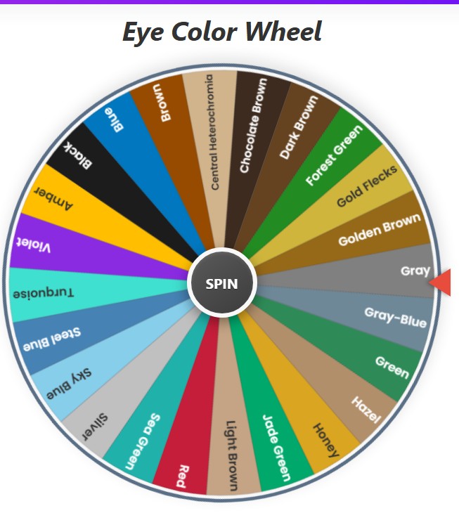 Eye Color Wheel