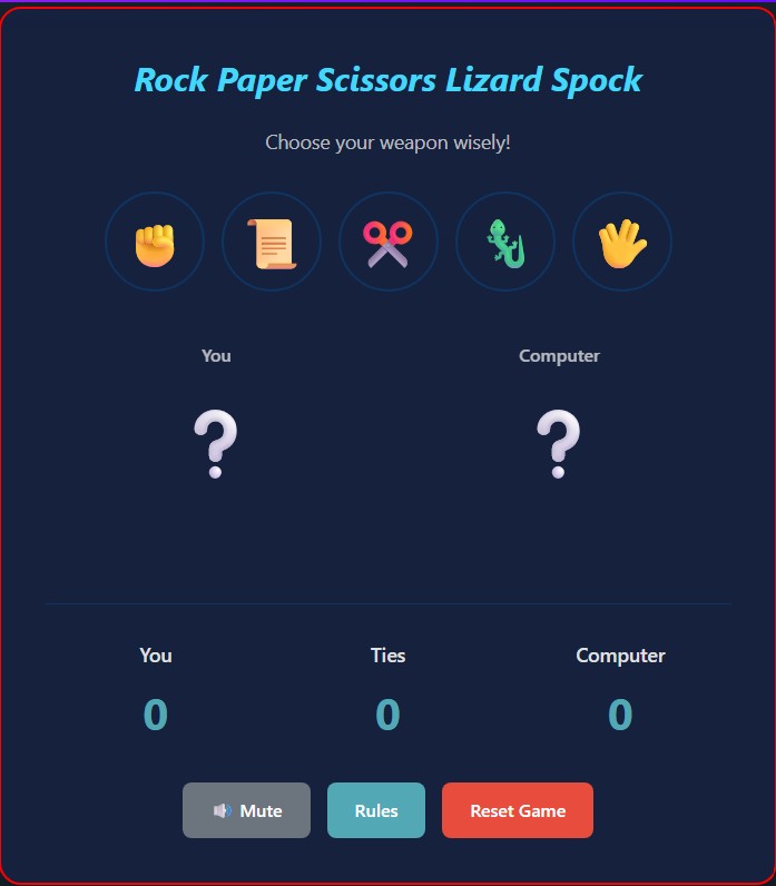 rock paper scissors lizard spock online