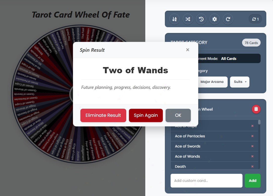 tarot wheel