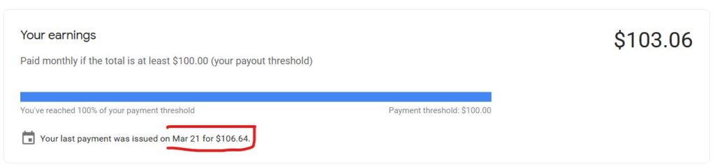 payment proof